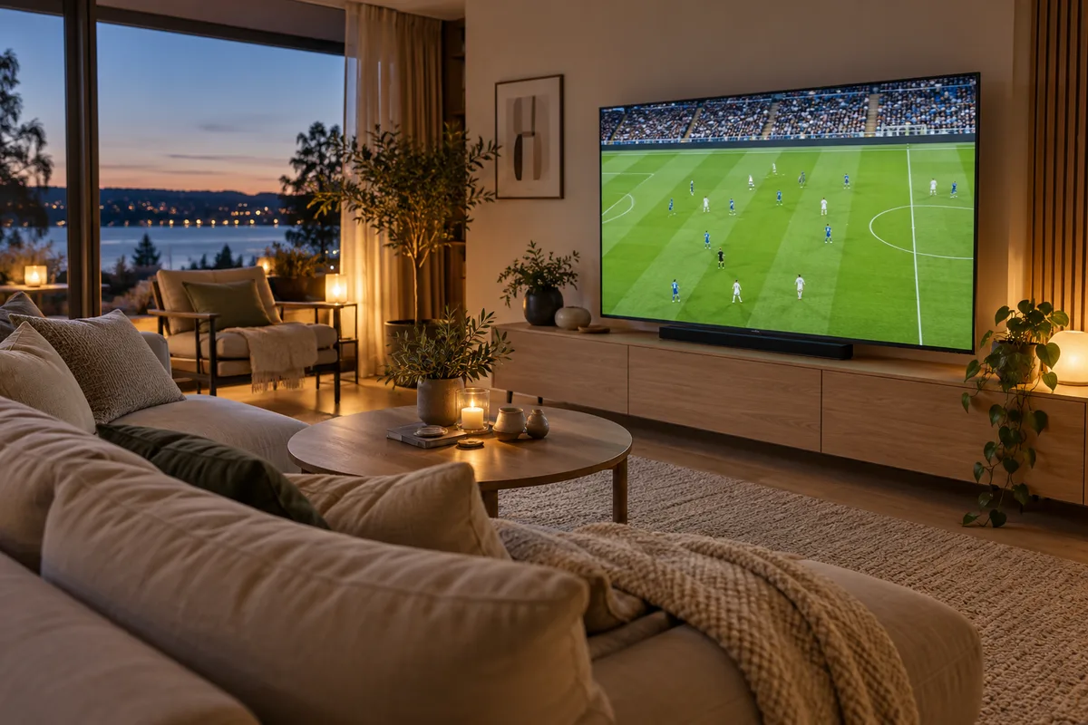 IPTV på Android TV – illustrativ hemmiljö